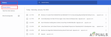 Recover Deleted Browser History For Google Chrome On Windows 10 -  Appuals.com