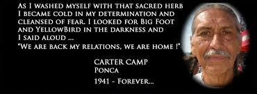 White Wolf : Carter Camp, Native American activist who helped lead Wounded  Knee uprising, dies at 72