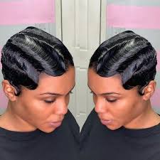 As we usher in the warmest months, now is the perfect time to try new updo hairstyles. 40 Short Hairstyles For Black Women August 2021 Black Women Hairstyles Finger Waves Short Hair Short Hair Styles