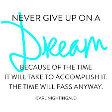 Never Give Up On A Dream Because Of The Time It Will Take To Accomplish It The Time Will Pa Inspirational Quotes For Moms Inspirational Quotes Favorite Quotes