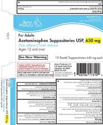 acetaminophen for s suppository