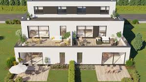 Nouvelle Construction A Niederanven Maison Jumelee Maison A Louer Architecture Contemporaine