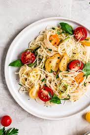 Angel Hair With Zucchini And Tomatoes Recipe Pasta With Zucchini And Tomatoes Angel Hair Pasta Angel Hair
