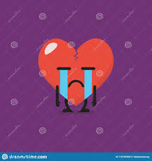 Oui, le cœur rouge qui bat peut aussi représenter l'arrivée d'un bébé. Le Coeur Brise De Caracteres Emoji Illustration De Vecteur Illustration Du Emoticone Blesser 170182030