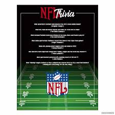 Many were content with the life they lived and items they had, while others were attempting to construct boats to. Printable Football Trivia Questions