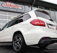 GLS 63 AMG diffuser with exhaust trims | GLS W166 | Original Mercedes-Benz