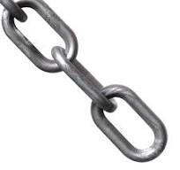 Mr. Chain Plastic Barrier Chain, Silver, 1-Inch Link Diameter, 50-Foot  Length (10008-50)