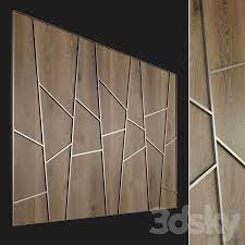 3d Models Other Decorative Objects Wall Panel Made Of Wood Decorative Wall 56 Wall Panels Bedroom Modern Wall Paneling Wall Decor Design
