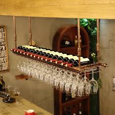 Iron Hanging Wine Glass Rack Ceiling Hanging Wine Glass Rack Wine Glass Rack Glass Rack