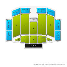 Grand Casino Hinckley Event Center 2019 Seating Chart