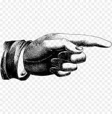 Download Large Victorian Pointing Finger Png Images Background Toppng