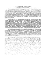 Compared to the philippines, the average person in the united states uses 77 times as much energy per person. Pdf The Wrong Solution For A Right Justice