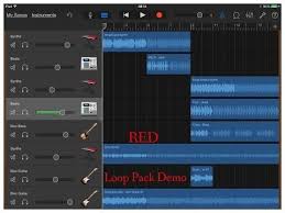 Garageband Red Loop Pack Preview Special For Ipad Garage Band Ios Music Ipad