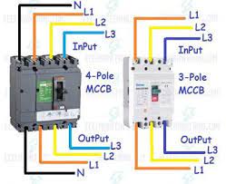 Pool gfci breaker wiring diagram wiring diagram. How To Wire Mccb Circuit Breakers 3 Pole And 4 Pole Circuit Diagram Lighting Diagram