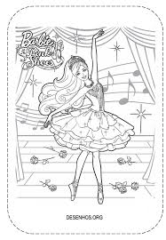 A barbie é talvez o brinquedo mais popular da história. Barbie Bailarina Para Imprimir 2
