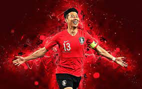 Football player for tottenham hotspur & south korea. Son Heung Min 1080p 2k 4k 5k Hd Wallpapers Free Download Wallpaper Flare