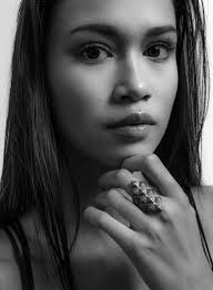 Pyramid Ring with Diamonds