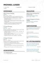 Mba finance mini resume for mba hr student project titles resume layout job resume best resume business resume student resume resume tips sample resume resume design template creative resume templates you might wish your resume/cv to stand out from the crowd. It Project Manager Resume Examples And Skills You Need To Get Hired