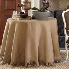 Fringed Burlap Tablecloth Burlap Tablecloth Table Cloth Home Decor