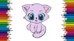 This tabby cartoon cat drawing is perfect for beginners and kawaii cat lovers! How To Draw A Baby Kitten Cute And Easy Kitten Cartoon Drawing Easy