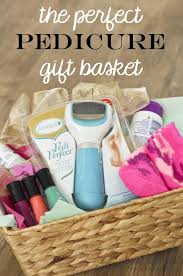 Last Minute Diy Birthday Gift Basket Ideas Pedicure Gift Basket Idea Honeybear Lane Pedicure Gift Pedicure Gift Basket Creative Gift Baskets