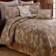 Maybe you would like to learn more about one of these? Corinne Blue Gold Ivory Full Size Comforter Set Overstock 5408232