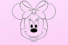 Disney, mickey mouse, minnie mouse. How To Draw Minnie Mouse Minnie Mouse Drawing Mouse Drawing Disney Drawings