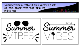 Download Summer Vibes Svg Cut Svg Eps Dxf Png Jpg Summer Vibes Eps Summer Vibe Summer Set Vector Summer Silhouette Summer Clipart 28810 Cut Files Design Bundles