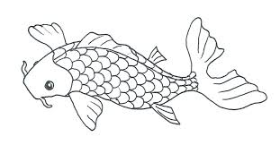 Black White Sketch Of Koi Fish Fish Drawings Koi Fish Drawing Fish Clipart