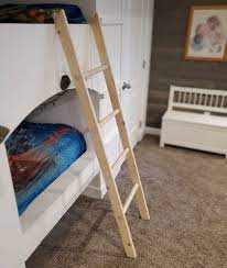 Wooden bunk bed ladder replacement. Easy Diy Wooden Bunk Bed Ladder My Silly Squirts