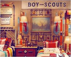 Boy Scout Boys Room Inspiration Vintage Cabin Camping Decor Cabin Decor