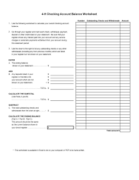 Balancing A Checkbook Worksheet For Students In 2020 Checkbook Worksheets Printable Worksheets