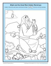 Use this free elijah and the ravens coloring page in your children's ministry! Free Printable Elijah Bible Activities On Sunday School Zone