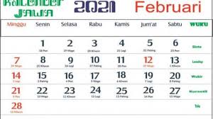 Senin (4), selasa (3), rabu (7) kamis (8), jumat (6), sabtu (9) dan minggu (5). Kalender Jawa Hari Baik Bulan Februari 2021 Tanggal Yang Dihindari Menggelar Acara Tribun Jateng
