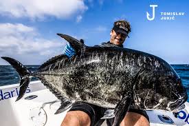 Ed Nicholas from No Boundaries Oman never ceases to amaze. One of the most  stunning Giant Trevally you're most likely to see. Caught