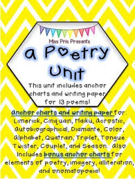 Poetry Unit