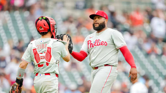 Phillies secure the series win over the Tigers