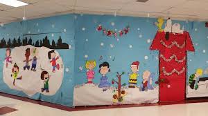Check spelling or type a new query. Charlie Brown Christmas Wall Classroom Christmas Decorations Christmas Hallway Christmas Classroom Door