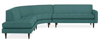Furniture pieces inspired by their designs, as well as copies are greatly sought after. 9 Swanky Curved Back Sectionals In Midcentury Modern Style