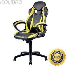 colibrox executive race car style chair high back bucket seat gaming office computer new high back race car style gaming chair office desk chair racing seats