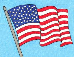 Select from 36755 printable coloring pages of cartoons, animals, nature, bible and many more. Easy How To Draw The American Flag Tutorial And American Flag Coloring Page Art Projects For Kids