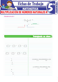 Multiplicación de números naturales