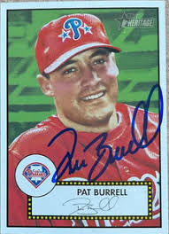 Pat Borders Autographed 2006 Topps Heritage #308 SP