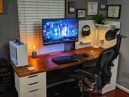 We Need To Desk Uss Your Ikea Obsession Battlestations Gaming Desk Setup Desk Gaming Room Setup