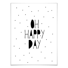 This is a happy day when any women is welcome to relax, get . rid of everyday duties and enjoy beautiful gifts, greetings this was an extraordinarily happy day for the family: Poster Mit Typografie Wall Art De
