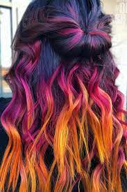 Peachy lavender transformation fire ombre transformation electric cotton candy transformation. Sunset Hair Guide With Pro Tips And Ideas Lovehairstyles Com