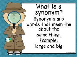 Synonyms Synonym Sleuth Common Core Grade 1 3 Teaching First Grade Teachers Help Teaching