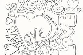 Happy anniversary coloring pages printable for mom and dad for free to print and download with heart shape beautifull flowers and twisted text. 50th Anniversary Coloring Pages Food Ideas Valentine Coloring Pages Love Coloring Pages Coloring Books