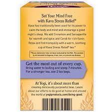 Yogi Tea Medicinal Kava Stress Relief