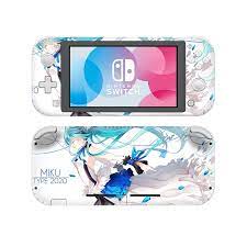 Hatsune Miku Skin Sticker Decal For Nintendo Switch Lite Console Nintend Switch Lite Nsl Protector Case Skin Sticker Nintendo Switch Vinyl Sticker Hatsune Miku